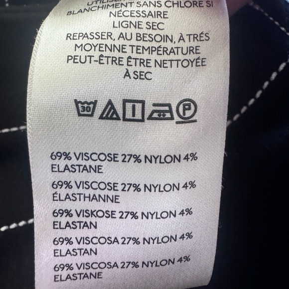 Maeve Colette Black & White stitching Flare stretchy pants! - Picture 13 of 14